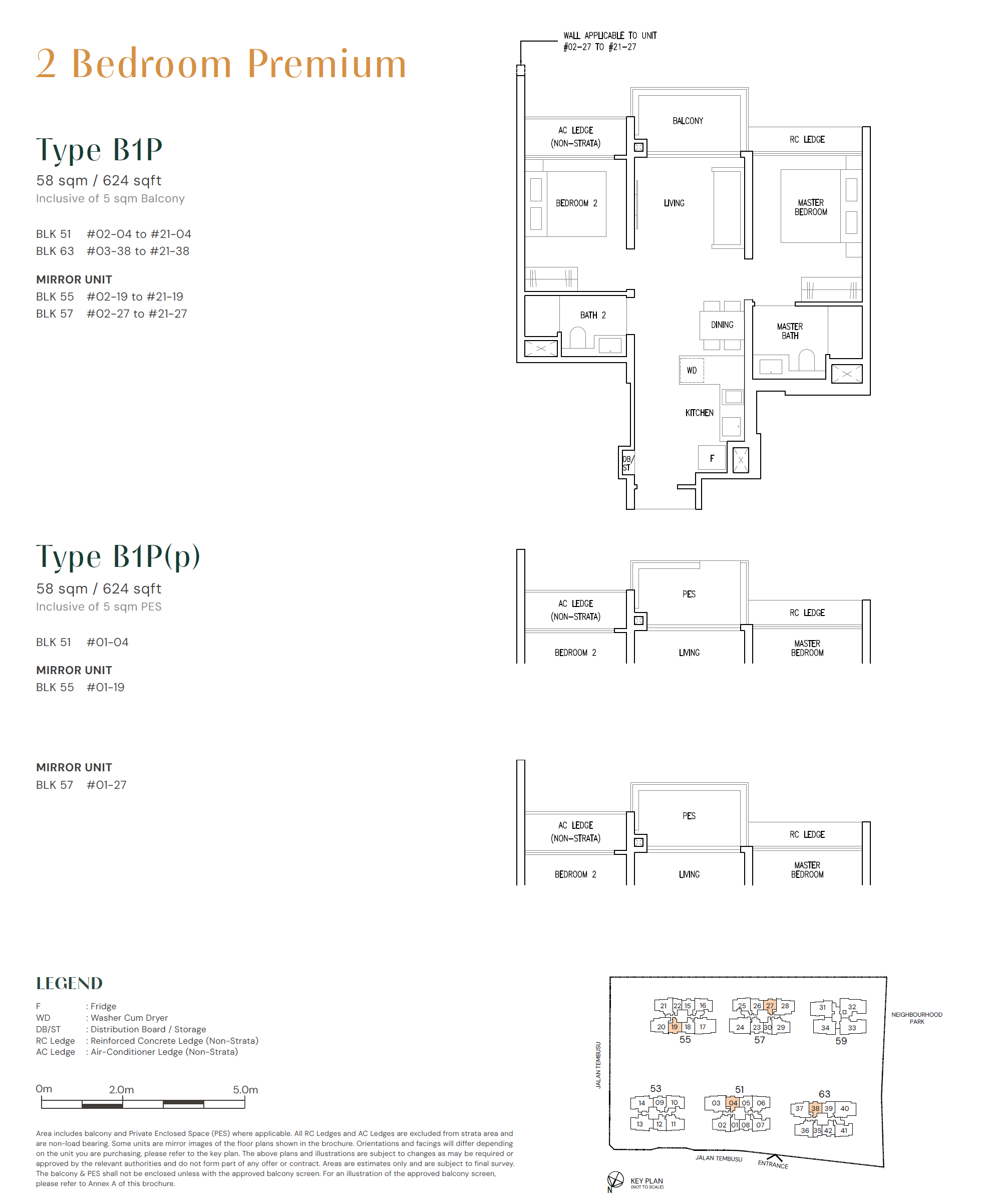 Emerald Of Katong 1 Bedroom Floor Plan 4